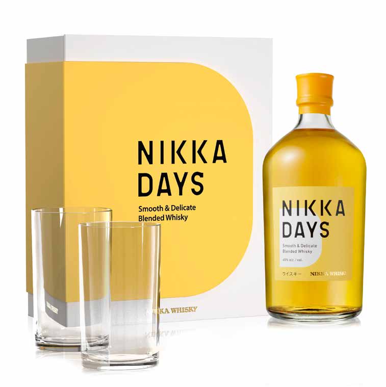 Nikka Days 70cl Whisky + 2 Glass