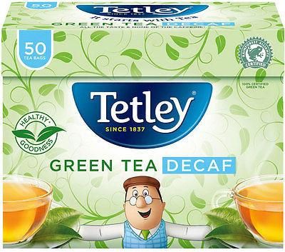 TETLEY DECAFE GREEN TEA X 50