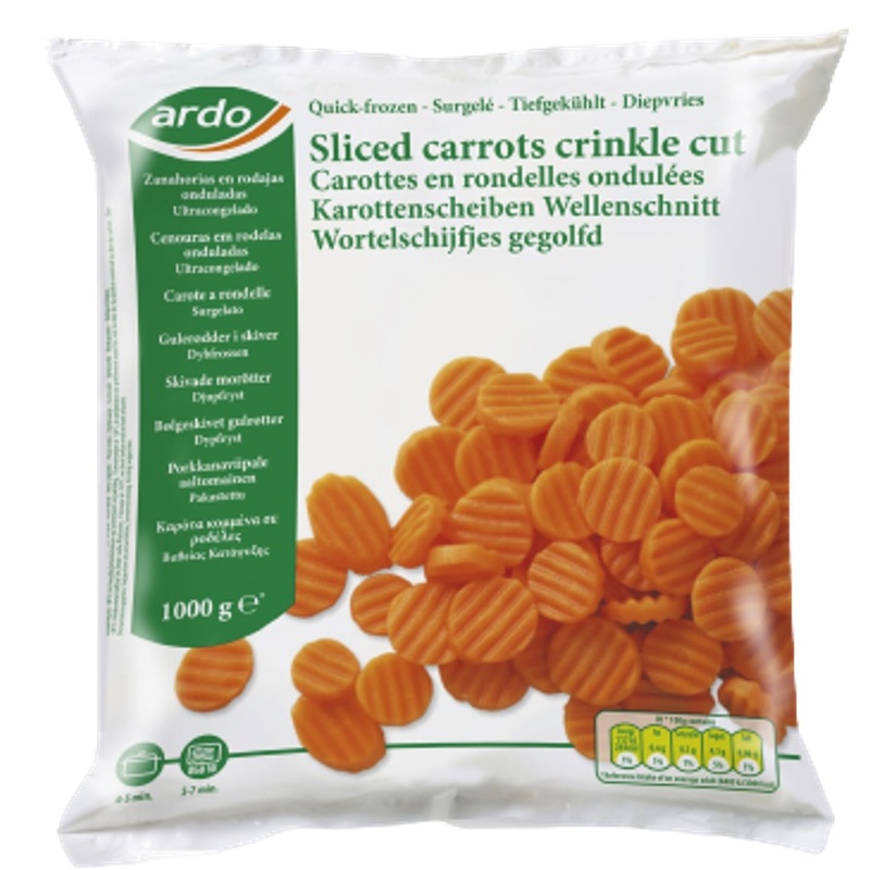 Ardo Sliced Carrots 1 Kg