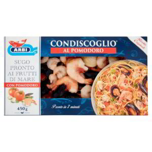 ARBI SUGO FRUTTI DI MARE E POMODORO 450G