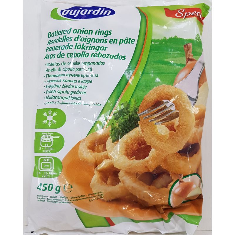 Dujardin Battered Onion Rings 450g