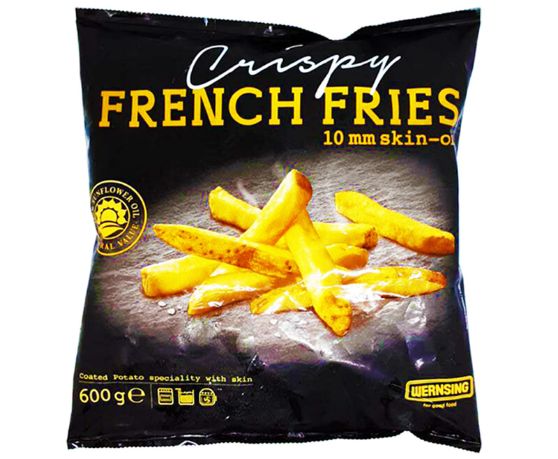 Wernsing Crispy French Fries Skin On 600g