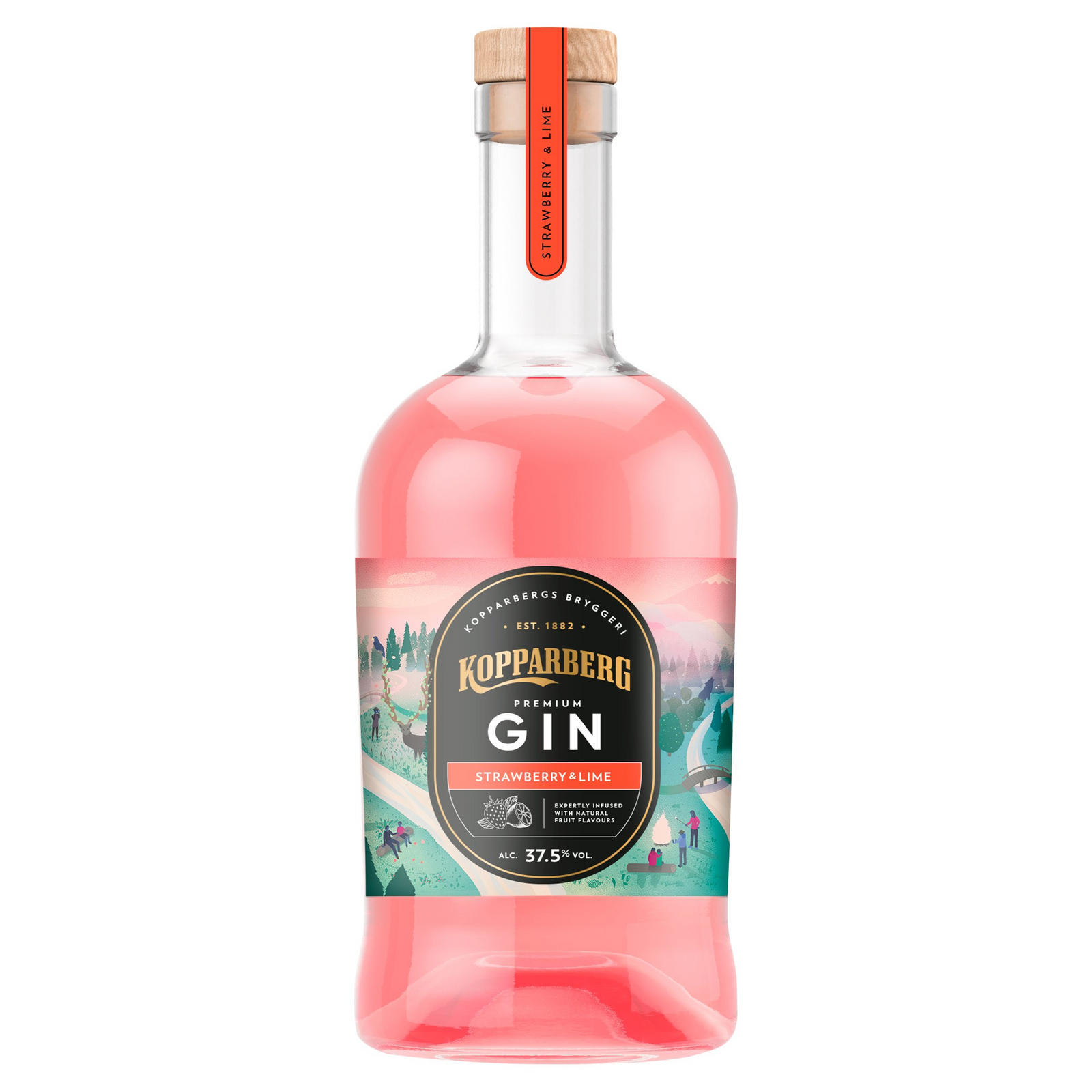 Kopparberg Gin Strawberry & Lime 70cl