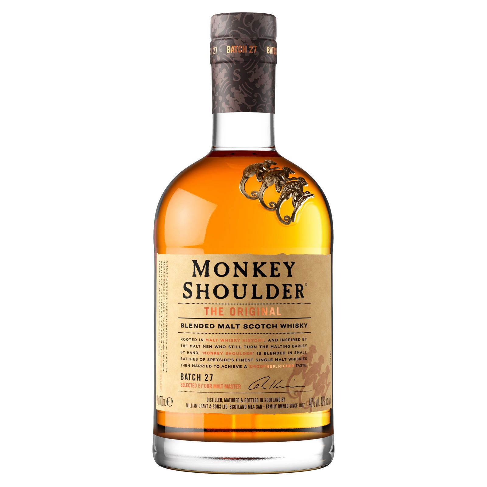 Monkey Shoulder Blended Malt Whisky 70cl