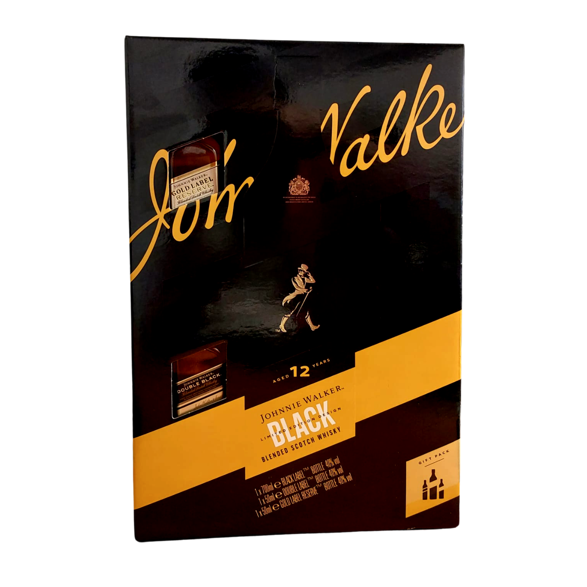 Johnnie Walker Black 70cl + 2 X 5cl