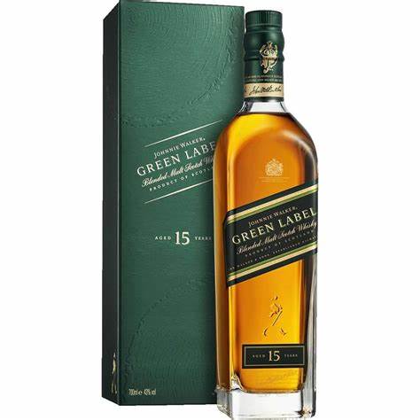 Jonnie Walker Green Label 15  70cl